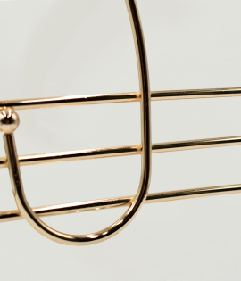 حامل شموع ذهبي كاستين 