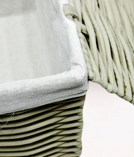 طقم صندوق حديد قماش لون رصاصي #2134