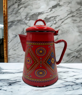 ابريق شاي نقشة تراثية 2.4 لتر 