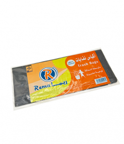 ريما اكياس نفايات اسود (متوسط السماكة) 30 جالون 