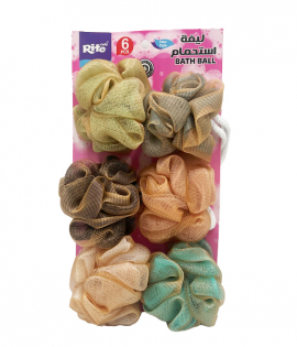 رايت ليفة استحمام ملونة 6 قطع