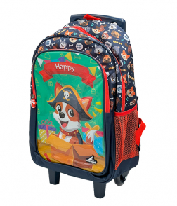 حقيبة مدرسية بعجلات 5 قطع 