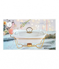 وعاء سيراميك للشوربة 3 قطع 13انش