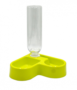 طبق طعام وموزع مياه للحيوانات الاليفة