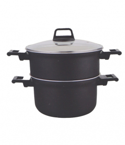 قدر المنيوم مقاس 22 سم ×2