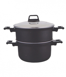 قدر المنيوم مقاس 22 سم ×2