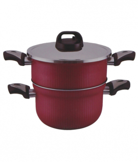 قدر المنيوم مقاس 22 سم ×2