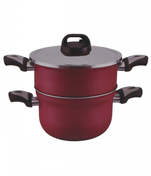 قدر المنيوم مقاس 22 سم ×2