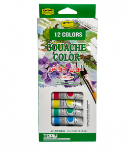 تولي الوان جواش 12 لون 12 مل 