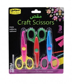  تولي مقص بلاستيك 3 حبة