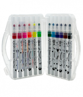 الوان شينية علبة بلاستيك 12 لون