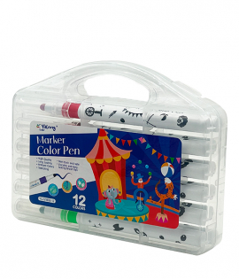 الوان شينية علبة بلاستيك 12 لون