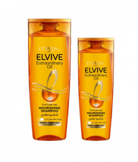 لوريال باريس إلڤيڤ شامبو للشعر العادي والجاف 400مل +200مل