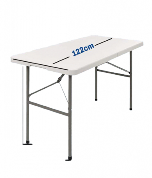 طاولة قابلة للطي 122*61 سم طاولة قابلة للطي 122*61 سم
