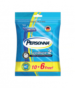 بيرسونا - شفرات الحلاقة لمسة مريحة 10+6 شفرة