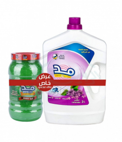 MED - Floor Cleaner and Disinfectant 3 liters + Floor Cleaning Paste 400 grams