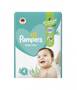 بامبرز حفاضات اطفال 16 حفاضة مقاس كبير (4)