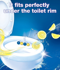 Dac toilet cleaner with lemon scent 50 grams X2