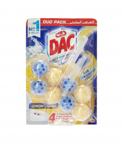 Dac toilet cleaner with lemon scent 50 grams X2