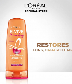 لوريال باريس | شامبو الفيف للشعر الطويل التالف بالكريتين النباتي وزيت الخروع 200 مل