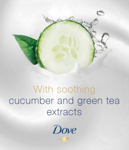 Dove shower gel cucumber 250 ml