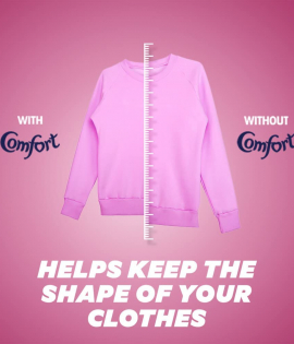 كومفورت منعم ومعطر الاقمشة بالازهار الناعمة 4 لتر 