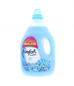 كومفورت منعم ومعطر الاقمشة ندى الربيع 4 لتر 