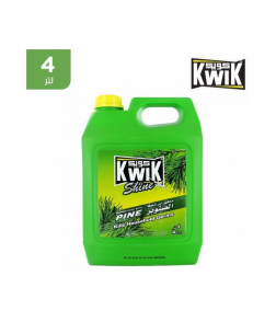 Kwik Disinfectant and Floor Cleaner, Pine scent, 4 liters