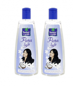 باراشوت فلورا زيت الشعر 300 مل 2 حبة