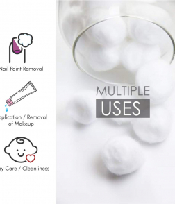 توليبس - كرات لازالة المكياج 50 كرة 6 عبوة