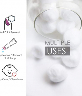 توليبس - كرات لازالة المكياج 50 كرة 6 عبوة