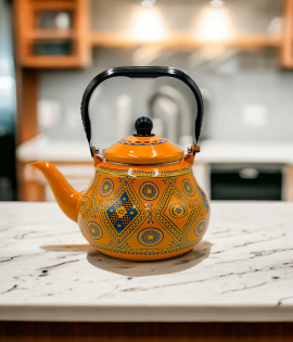 ابريق شاي نقشة تراثية 2.5 لتر 