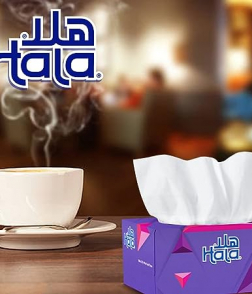 Hala Tissue Paper 130 Handkerchiefs 5 Pieces